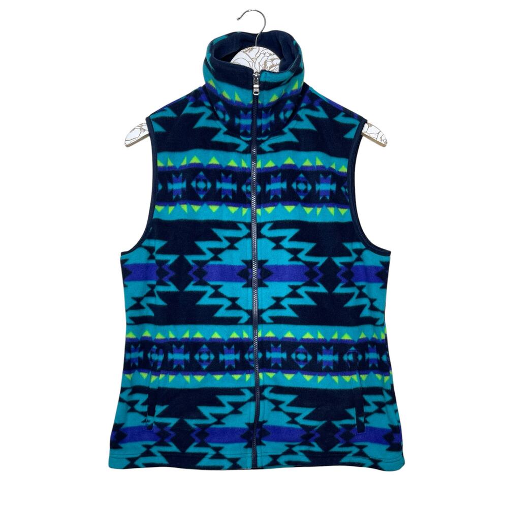 Vintage Ralph Lauren Chaps Sport Fleece Vest Aztec